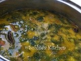 Drumstick Leaves Curry-Murungakeerai Kuzhambu