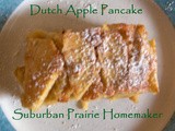 Gluten Free Dutch Apple Pancake Recipe
