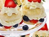 Blueberry Strawberry Mini Shortcakes