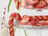 Mini Pinwheel Candy Cane Butter Cookies