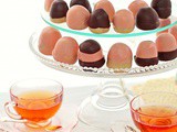 Pink Chocolate Cookie Dough Truffles and How to Tint White Chocolate Pink Naturally