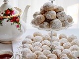 Super Easy Delicious Cookie Balls with Diced Walnuts