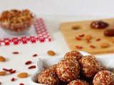 Goji Berry-Almond-Date Power Balls (No Cook Recipe)