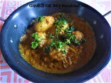 Brown and White Gravy Kashmiri Dum Aloo Recipe in Marathi