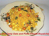 Crispy and Tasty Oats and Poha Chivda Recipe in Marathi