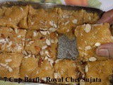 Delicious Zatpat 7 Cup Barfi Recipe In Marathi