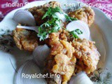 Indian Style Fried Chicken Tempura