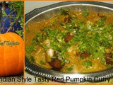 Indian Style Tasty Red Pumpkin Curry Recipe  In Marathi