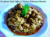 Konkani Style Chicken Kheema Masala