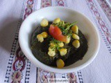 Recipe for Palak Makai (Spinach-Corn)