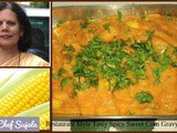 Restaurant Style Tasty Spicy Sweet Corn Gravy Curry Bhaji