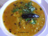 Sambar prepared using Homemade Masala