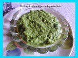 Spicy Green Chutney for Batata Vada Recipe in Marathi