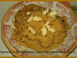 Tin Chamche Tupat Delicious Chana Dal Halwa Recipe In Marathi