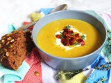 Chestnut and Parsnip Soup with Crispy Bacon Bits