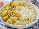 Vegan Pear, Pistachio and Cardamom Porridge