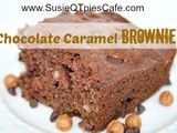 Chocolate Caramel Brownies {Amish Friendship Bread Recipe Variation}