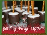 Holiday Pretzel Dippers {Christmas Goodies}