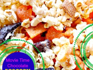Movie Time Chocolate Popcorn Snack Mix Recipe