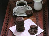 Double Chocolate, Almond and Flax Cookies