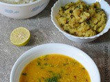 Dal Chawal Chokha - Mummy's recipe