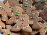 Sugar Cookies shaped as Gingerbread men