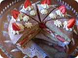 Strawberry shortcake gateau…yet another 1st