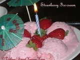 Strawberry Ice cream without Machine