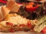 Potato, Red Pepper, and Feta Frittata