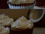 Coconut Cupcakes with Real flavor coconut buttercream :)