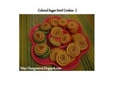 Colorful Swirl Cookies :) a great cookie for Kids