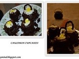 Eggless Cauldron Cake