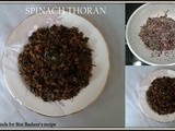 Spinach Thoran by non blogger friend Bini