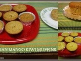 Vegan Mango Kiwi Muffins