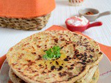 Aaloo Paratha with Paneer Tikka Masala