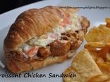 Croissant bbq Chicken Sandwich