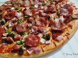 Pepperoni and Sausage Pizza