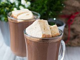 Gingerbread Hot Chocolate with Spiced Rum