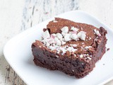 Gluten Free Brownies with Candy Canes for Holiday Baking