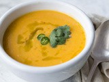 Thai Butternut Squash Soup a Vegan Paleo Recipe