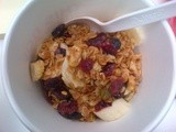 Healthy Banana Granola Cup ~ At-Your-Desk Breakfast