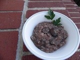 Red Wine Risotto with Baby Bella Mushrooms