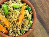 Chettinad Vegetable Biryani / Seeraga Samba Vegetable Biryani