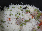 Vegetable Pilaf – Quick Way in Rice Cooker