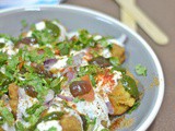 Besan Dahi Bhalla ~ Gramflour Dumplings in Yogurt Sauce