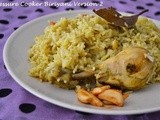Pressure Cooker Chicken Biriyani ~ Version #2