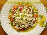 A Fun, Fast. Fantastic Appetizer w/ Feta, Tomatoes & Fresh Oregano