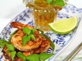 Pan-Seared & Blackened Shrimp w/ Marmalade Dipping Sauce