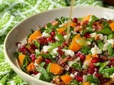 Roasted Butternut Salad with Barley & Candied Bacon