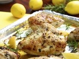 Roasted Chicken Breasts w/ Lemon, Garlic & Rosemary